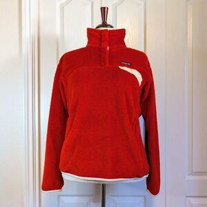 Patagonia Re-Tool Snap Pullover Jacket | Orange/Red | EUC | XL